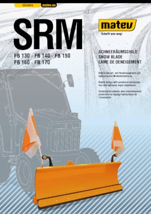 Chasses-neige légers Matev SRM-FB 130