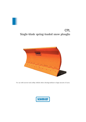 Chasse-neige à volets rotatis Schmidt CPL 21 *