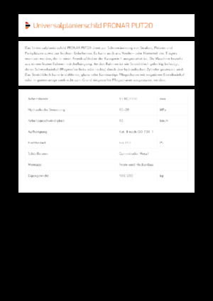 Chasse-neige à volets rotatis Pronar PU-T20