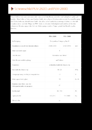Chasse-neige à volets rotatis Pronar PUV 2800