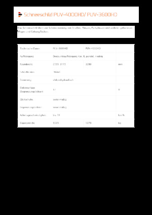 Chasse-neige à volets rotatis Pronar PUV 3600HD