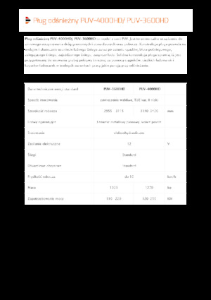 Chasse-neige à volets rotatis Pronar PUV 3600HD