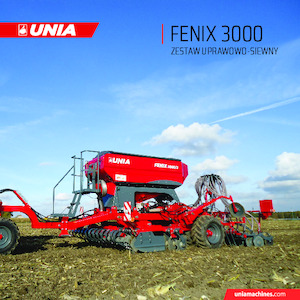 Semoirs Unia Fenix 3000/4