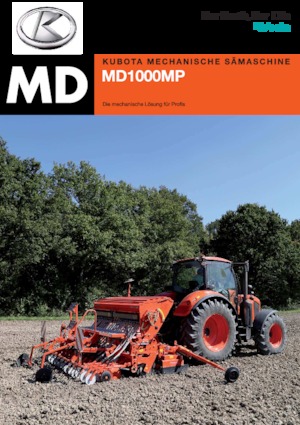Semoirs Kubota MD1400MP FGS