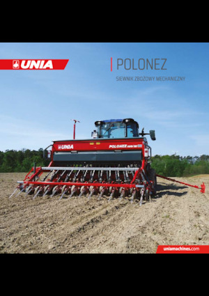 Semoirs Unia Polonez 550/3 D Duplo