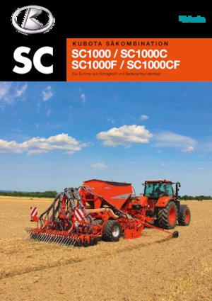 Semoirs Kubota SC1301 e-com