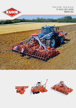 Semoirs Kuhn Venta TF 1512 IsoBus Vario 