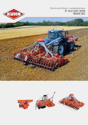 Semoirs Kuhn Venta TF 1512 IsoBus Vario 