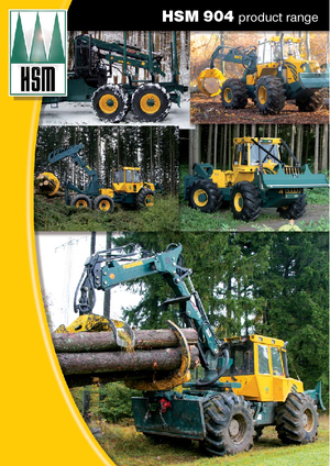 Remorques de débardage spéciales HSM 904 Z 6WD