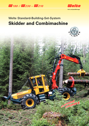 Remorques de débardage spéciales Welte W 130 K