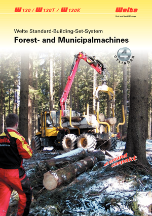 Remorques de débardage spéciales Welte W 130