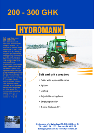 Épandeur  montables Hydromann 200 G