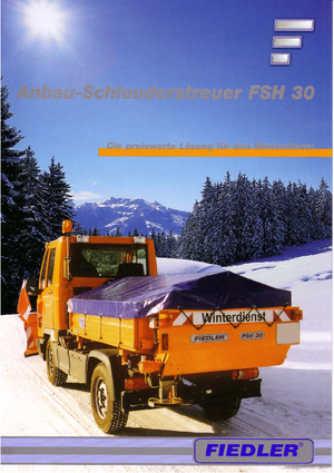 Épandeur  montables Fiedler FSH 30 Edelstahl