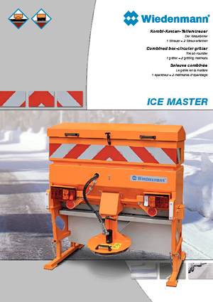 Épandeur  montables Wiedenmann Ice Master DUO 200