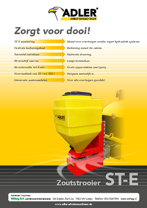 Épandeur  montables Adler ST-E 105 Profi