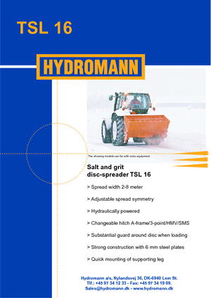 Épandeur  montables Hydromann TSL 16