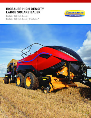 Presses de grandes balles + à haute pression New Holland BigBaler 340 High Density CropCutter® Rotor Cutter