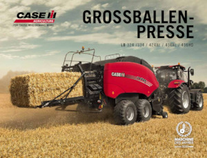 Presses de grandes balles + à haute pression Case IH LB 434 XL