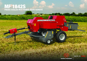 Presses de grandes balles + à haute pression Massey Ferguson SB 1842S