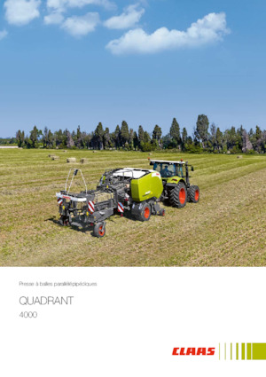 Presses de grandes balles + à haute pression Claas Quadrant 4000