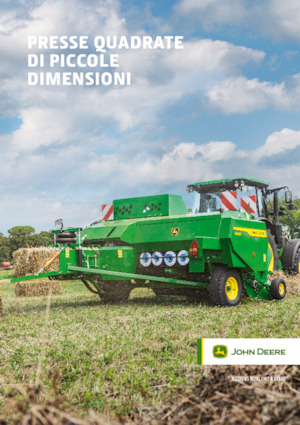 Presses de grandes balles + à haute pression John Deere S200