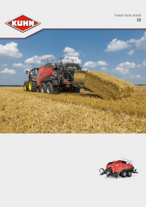 Presses de grandes balles + à haute pression Kuhn SB 1290