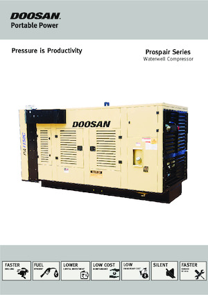Compresseurs d'air stationnaires - Diesel, Électrique, Essence Doosan PA1150C