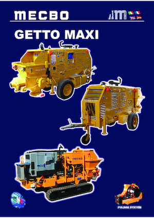 Pompes à béton fixes Mecbo Getto Maxi