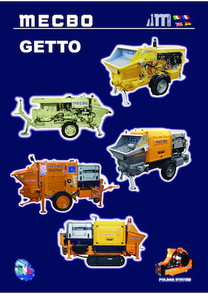 Pompes à béton fixes Mecbo Getto P2.800 H