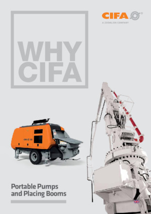 Pompes à béton fixes CIFA PC 709