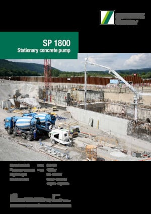Pompes à béton fixes SCHWING-Stetter SP 1800 D