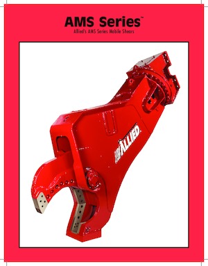 Cisaille pour ferailles et acier Allied AMS 40 Throat