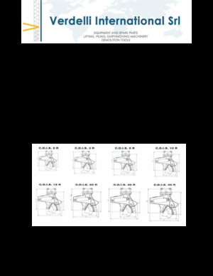 Cisaille pour ferailles et acier Verdelli C.D.I.V. 15