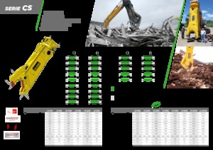 Cisaille pour ferailles et acier TREVI BENNE CS 55RS