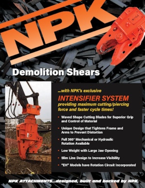 Cisaille pour ferailles et acier NPK K-4JREH