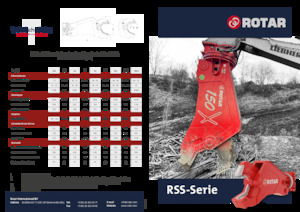 Cisaille pour ferailles et acier Rotar RSS 150X