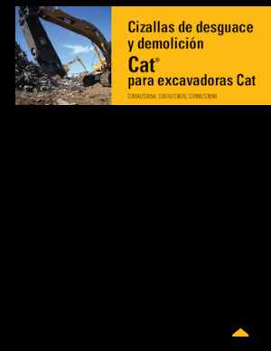 Cisaille pour ferailles et acier Caterpillar S2070