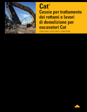 Cisaille pour ferailles et acier Caterpillar S2070