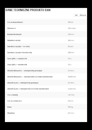 Cisaille pour ferailles et acier Caterpillar S308