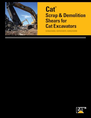 Cisaille pour ferailles et acier Caterpillar S2050