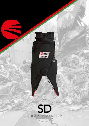 Cisaille pour ferailles et acier MBI SD20