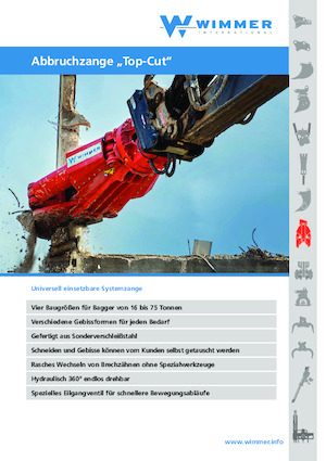 Cisaille pour ferailles et acier WIMMER TC 700 S