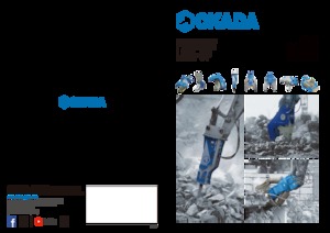 Cisaille pour ferailles et acier Okada TS-W650XCV