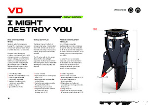 Cisaille pour ferailles et acier VTN VD10 