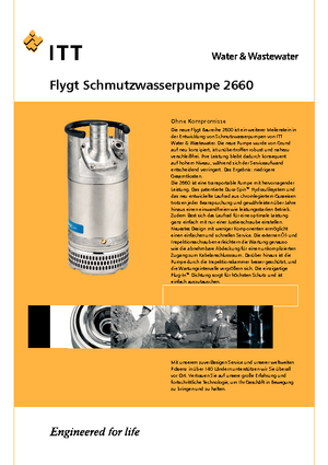 Pompes broyeurs Flygt-Pumpen 2660 LR 251