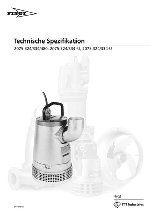 Pompes broyeurs Flygt-Pumpen BIBO 2075 LR 271