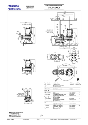 Pompes broyeurs Faggiolati G 209 T3C3-L30AA0