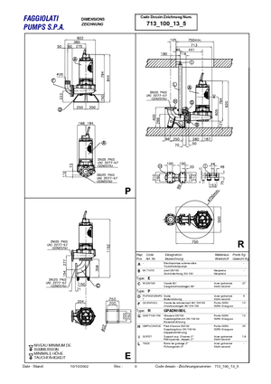 Pompes broyeurs Faggiolati G 213 R3C4-P40AA2