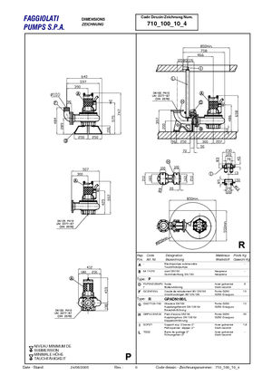 Pompes broyeurs Faggiolati G 410 R1M1-P78AA2