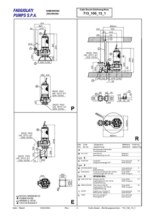 Pompes broyeurs Faggiolati G 413 R6V2-P80AA2